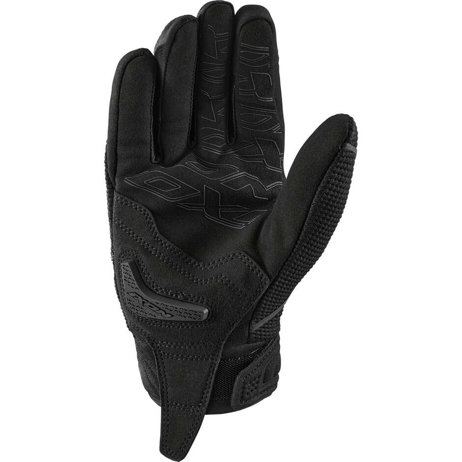 Guanti Moto Bambino Ixon HURRICANE 2 KID Nero Bianco