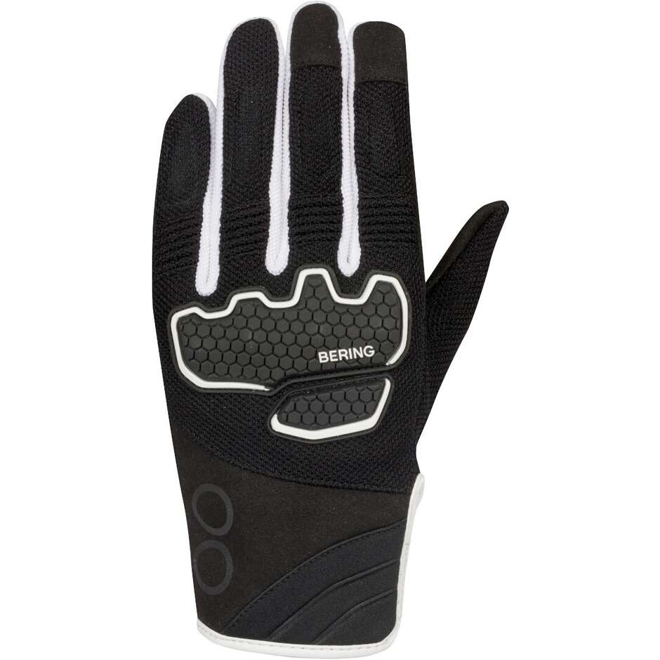 Guanti Moto BREEZE Nero Bianco taglia 8