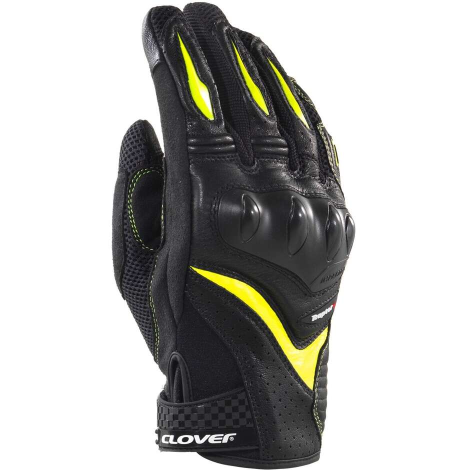 Guanti Moto RAPTOR 3 Nero Giallo taglia L