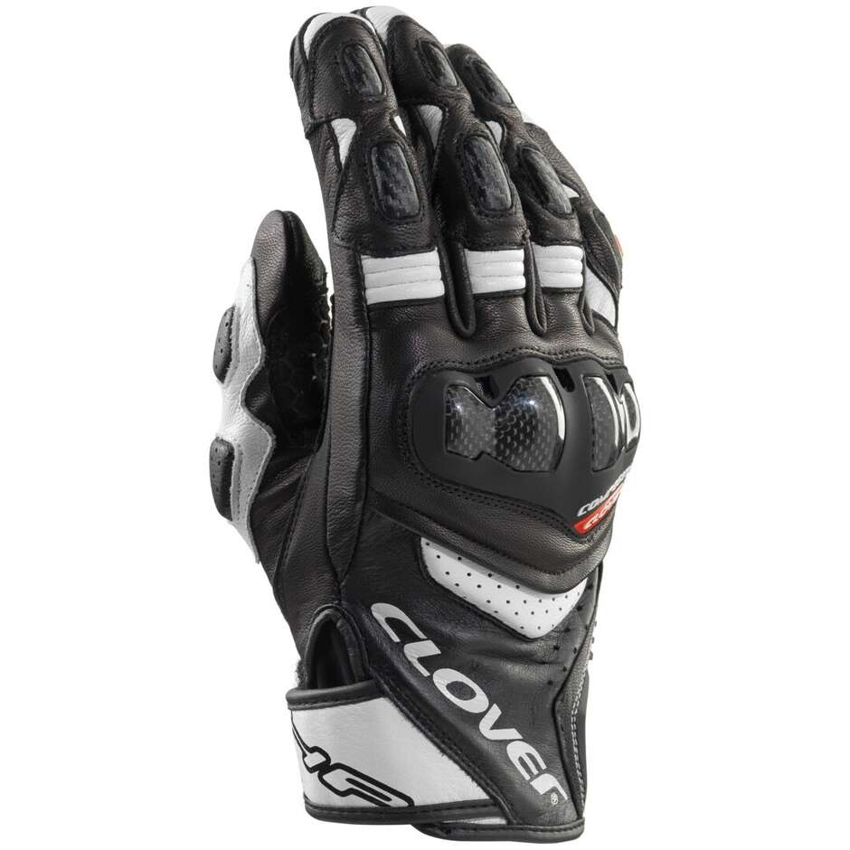 Guanti Moto Clover RSC-4 SPORT Nero Bianco