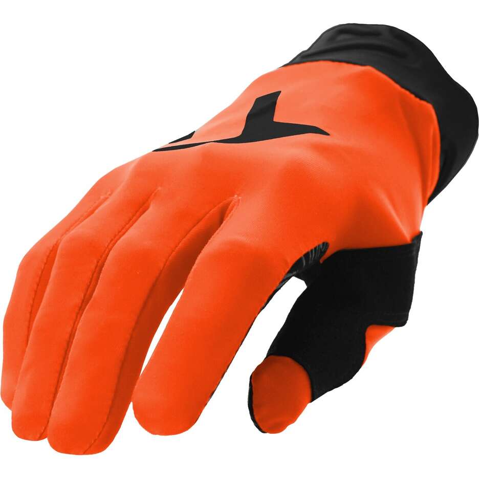 Guanti Moto Cross Acerbis MX LINEAR 2.0 Arancio Nero