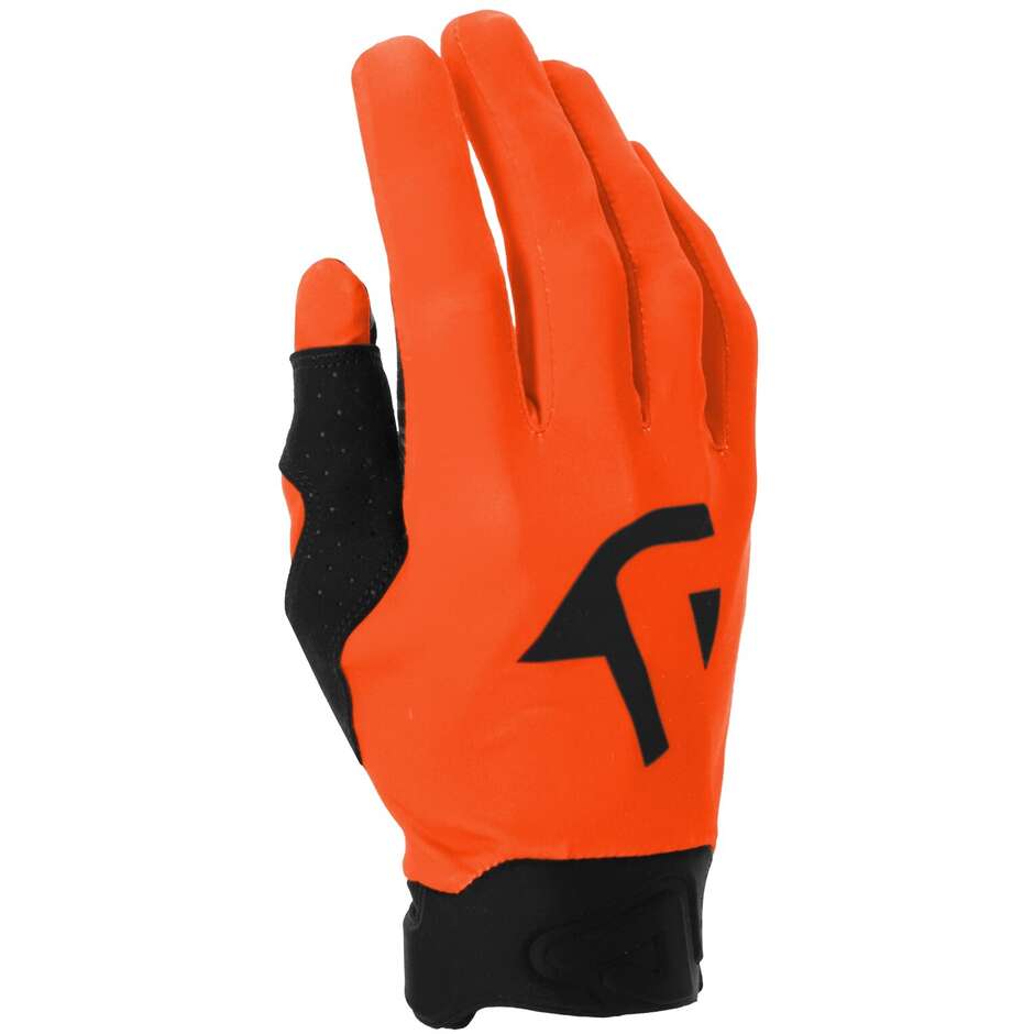 Guanti Moto Cross Acerbis MX LINEAR 2.0 Arancio Nero