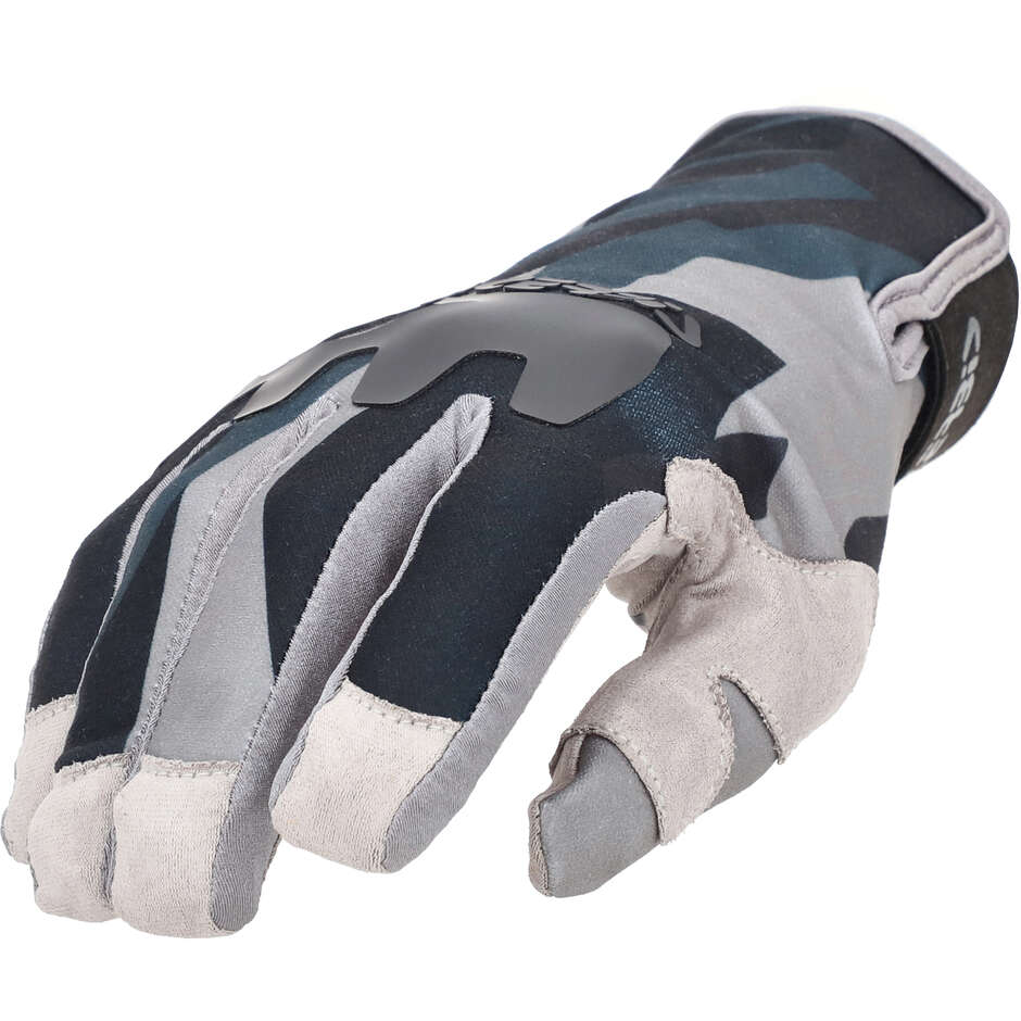 Guanti Moto Cross Acerbis MX-WP 2.0 Grigio Chiaro Grigio Scuro