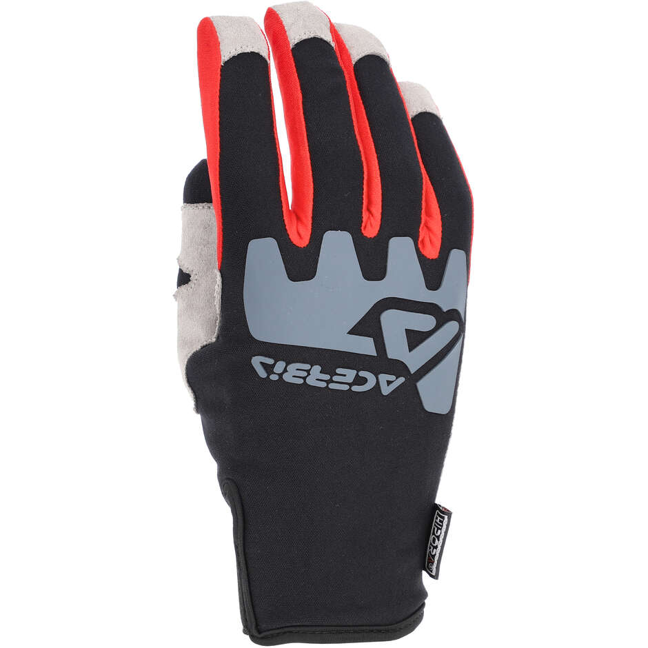 Guanti Moto Cross Acerbis MX-WP 2.0 Rosso Nero