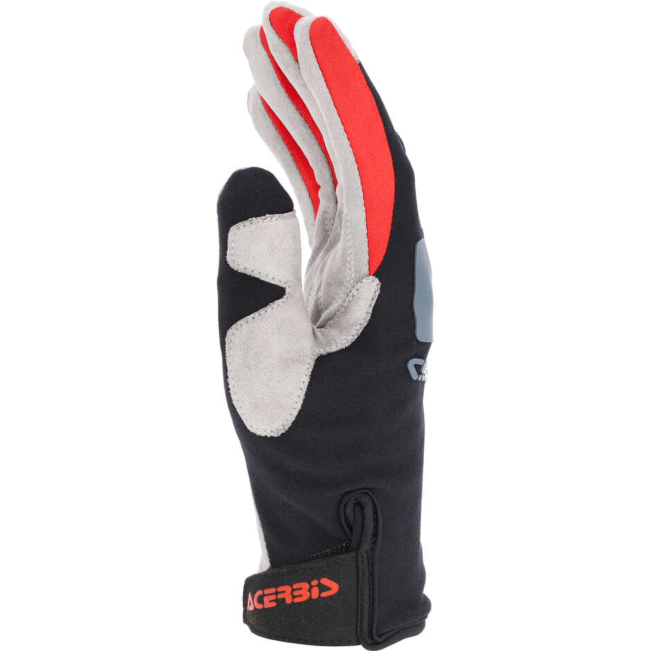 Guanti Moto Cross Acerbis MX-WP 2.0 Rosso Nero