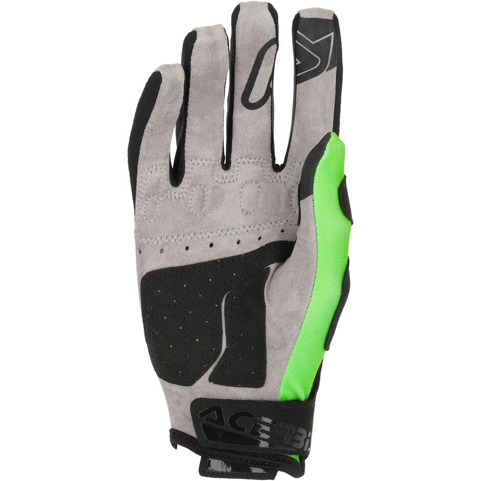 Guanti Moto Cross Acerbis MX X-P 2.0 Verde Fluo Nero