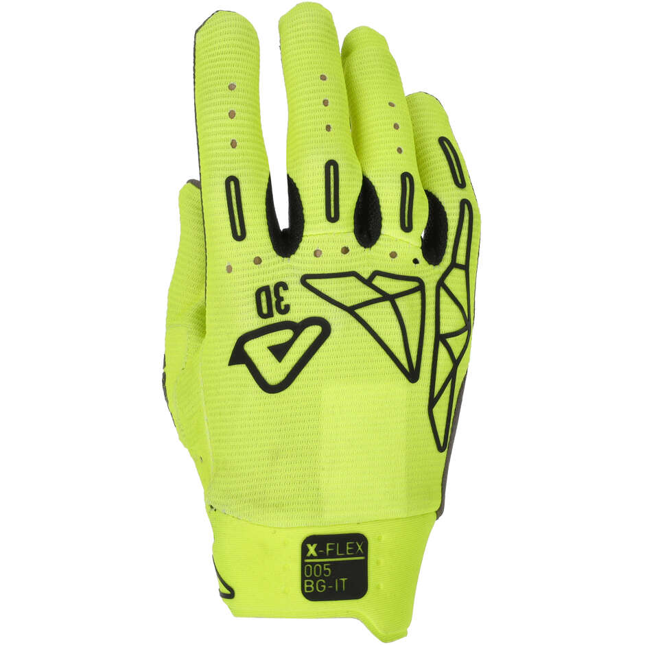 Guanti Moto Cross Acerbis X-FLEX 2.0 Giallo Fluo