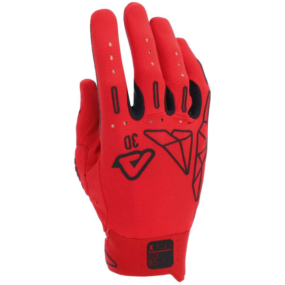 Guanti Moto Cross Acerbis X-FLEX 2.0 Rosso
