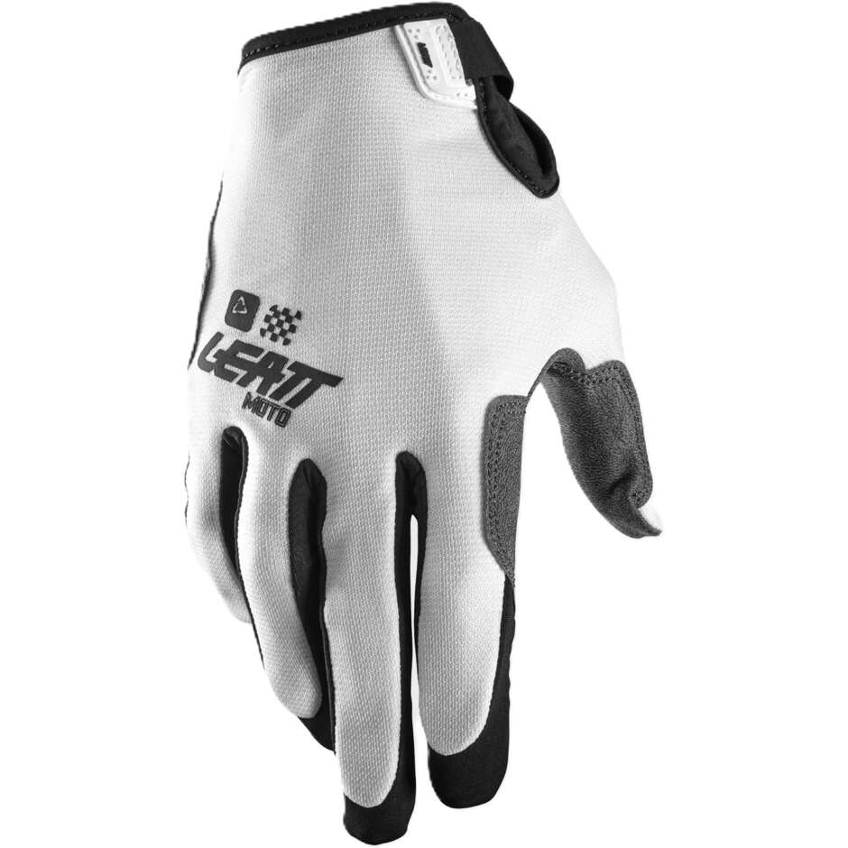 Guanti Moto Cross Bambino Leatt 1.5 Mini-Jr Bianco
