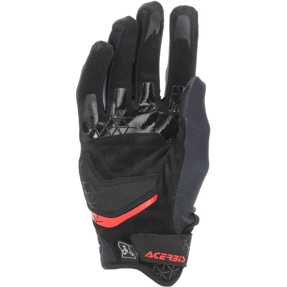 Guanti Moto Cross Enduro Acerbis CE X-ENDURO Nero Rosso