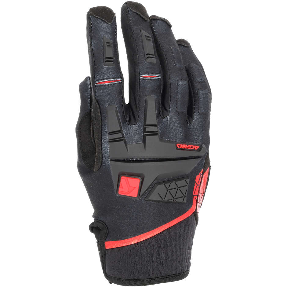 Guanti Moto Cross Enduro Acerbis CE X-ENDURO Nero Rosso