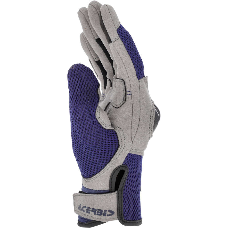 	Guanti Moto Cross Enduro Acerbis RAMSEY My Vented CE Blu Grigio
