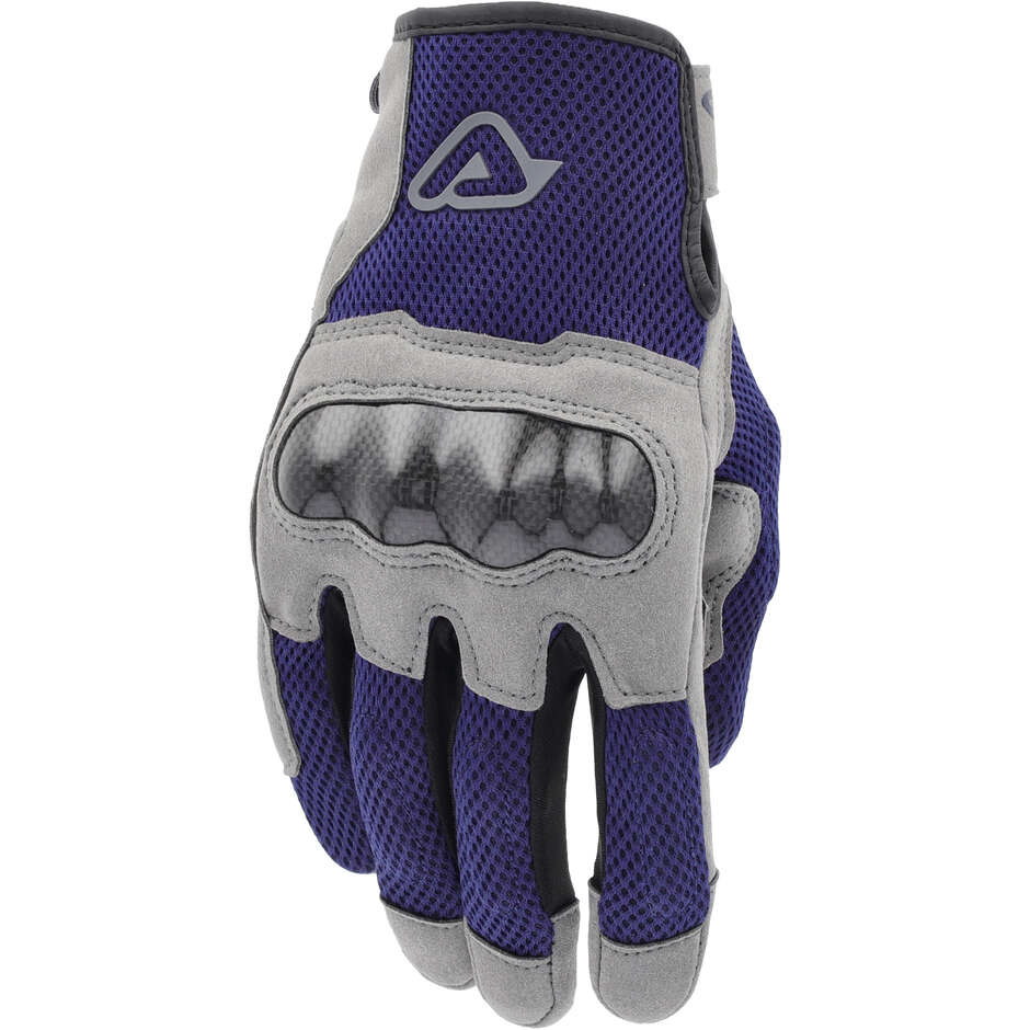 	Guanti Moto Cross Enduro Acerbis RAMSEY My Vented CE Blu Grigio