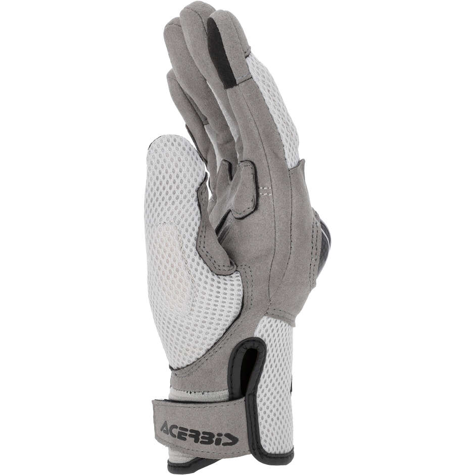 Guanti Moto Cross Enduro Acerbis RAMSEY My Vented CE Grigio Chiaro