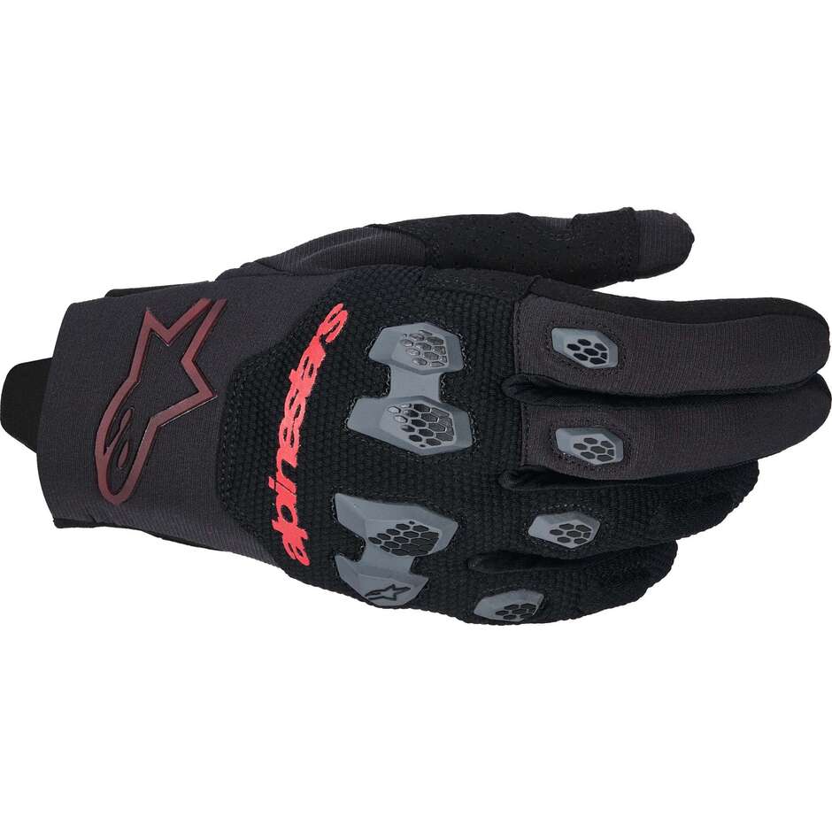 Guanti Moto Cross Enduro PRO-DURA Nero Bright Ro taglia S