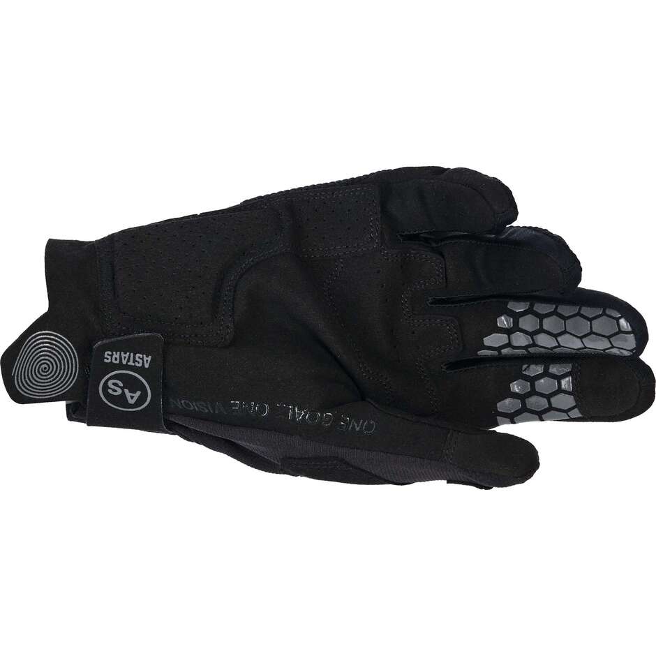 Guanti Moto Cross Enduro Alpinestars PRO-DURA Nero Bright Rosso