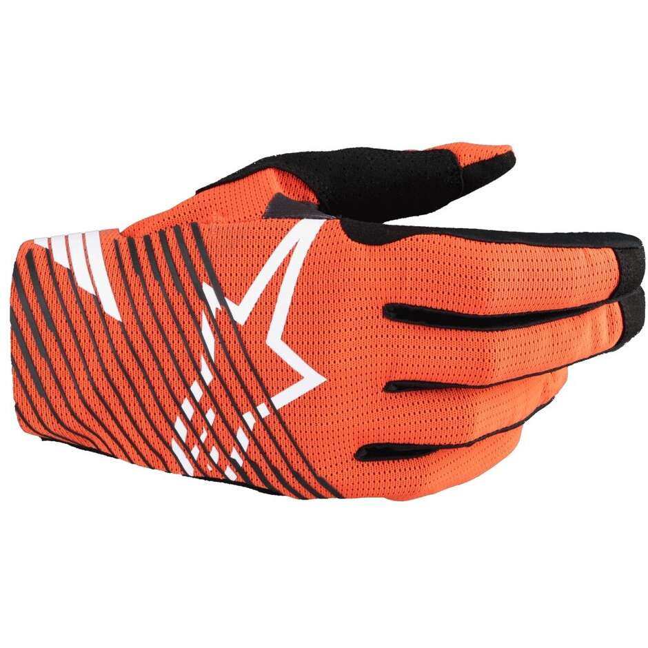 Guanti Moto Cross Enduro RADAR PRO Hot Arancio taglia M