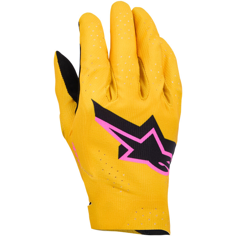 Guanti Moto Cross Enduro Supertech MX oro nero r taglia 2X