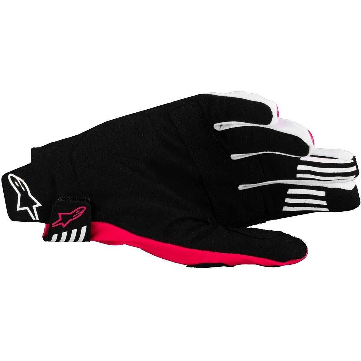 TrailHeads Guanti Da Running Leggeri Per Donna - Touch Screen, Neri Con Rosa Fluorescente