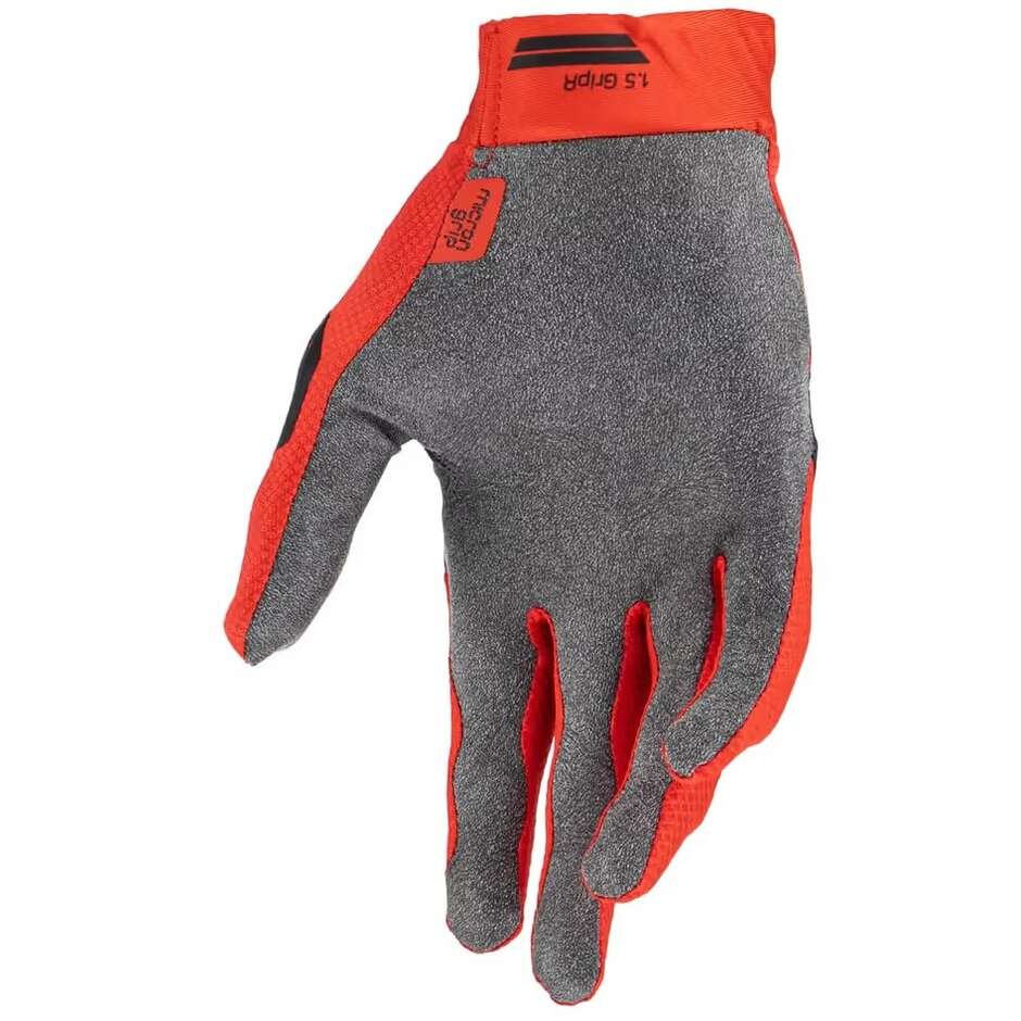 Guanti Moto Cross Enduro Leatt 1.5 GRIP-R Rosso