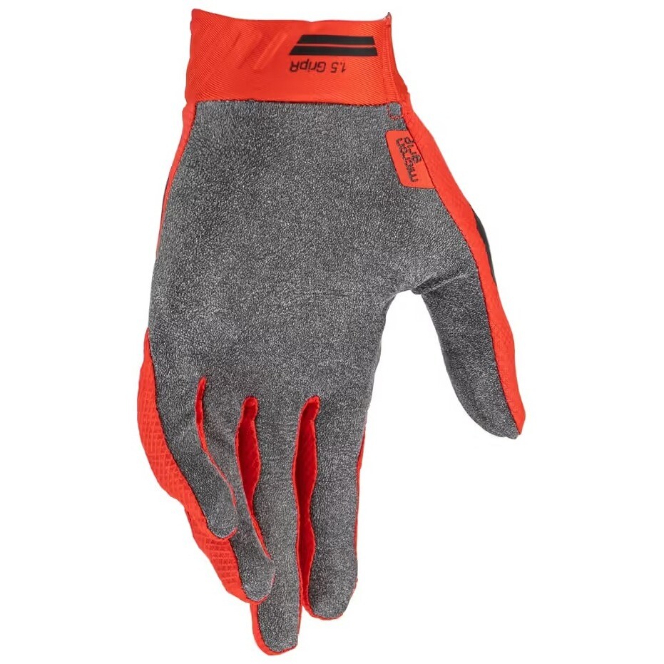 Guanti Moto Cross Enduro Leatt 1.5 GRIP-R Rosso