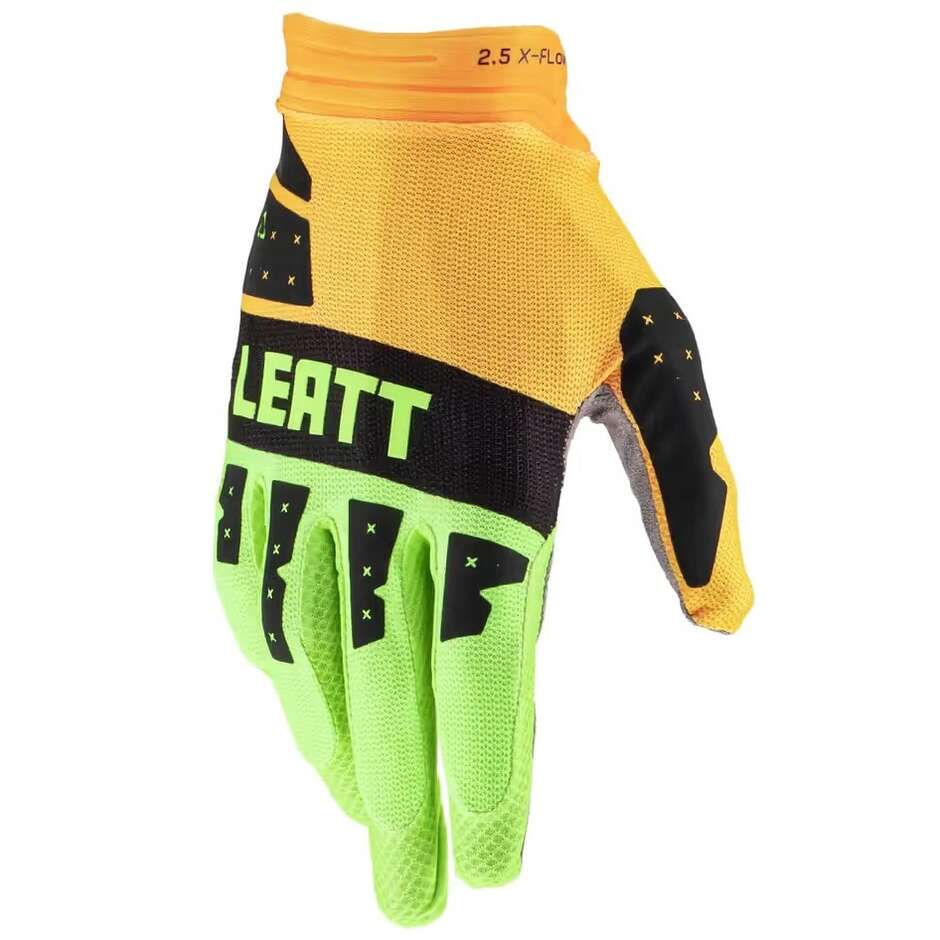 Guanti Moto Cross Enduro Leatt 2.5 X-FLOW Citrus