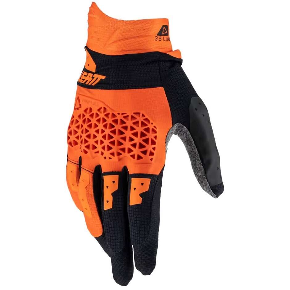 Guanti Moto Cross Enduro Leatt 3.5 LITE Arancio