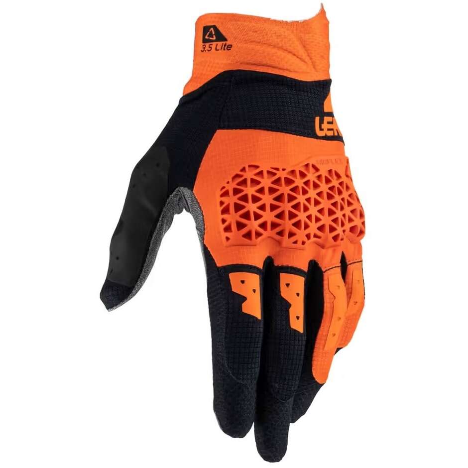 Guanti Moto Cross Enduro Leatt 3.5 LITE Arancio