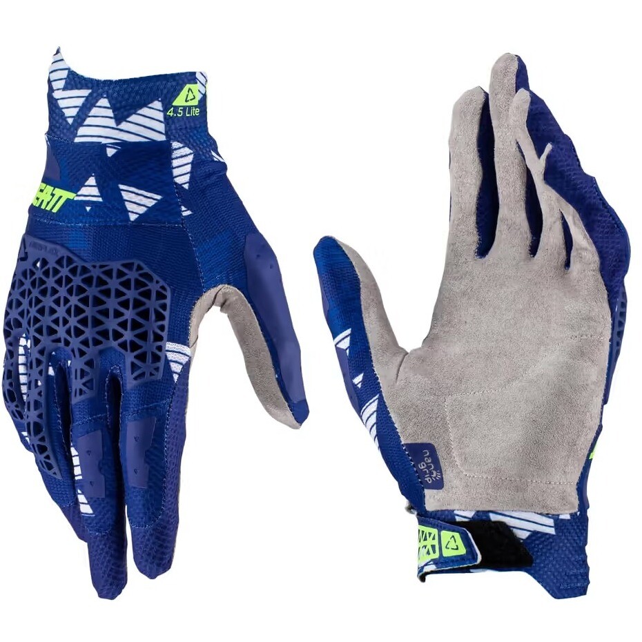 Guanti Moto Cross Enduro Leatt 4.5 LITE Blu