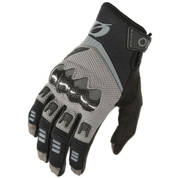 Guanti Moto Cross Enduro O'NEAL BUTCH CARBON CE Grigio Nero taglia L