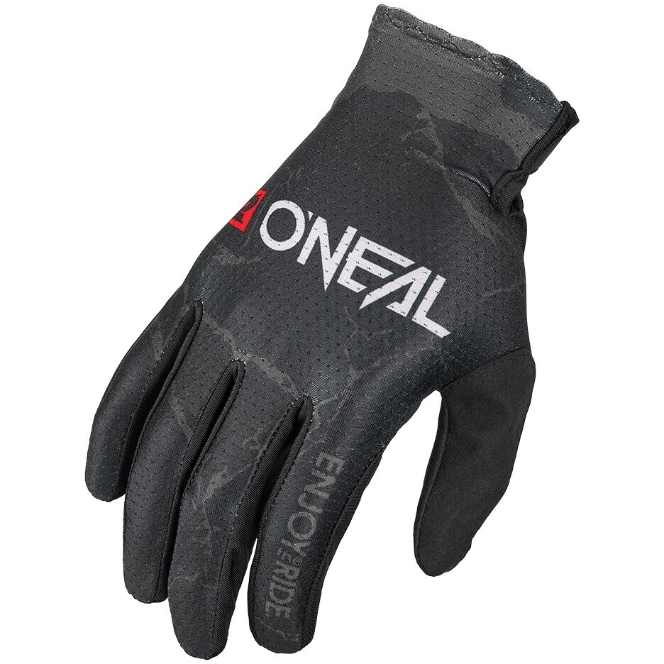 Guanti Moto Cross Enduro Oneal MATRIX ACID Nero Grigio