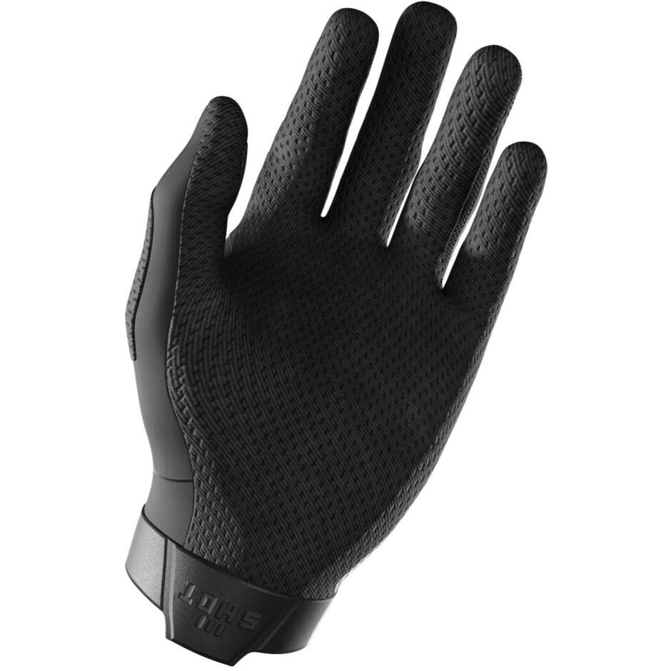 Guanti Moto Cross Enduro Shot LITE PRO Nero