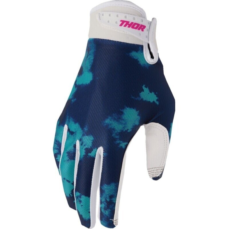 Guanti Moto Cross Enduro Bambino Launchmode Bleach Verd taglia M