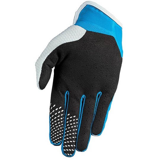 Guanti Moto Cross Enduro Thor Flow Gloves 2015 Blu