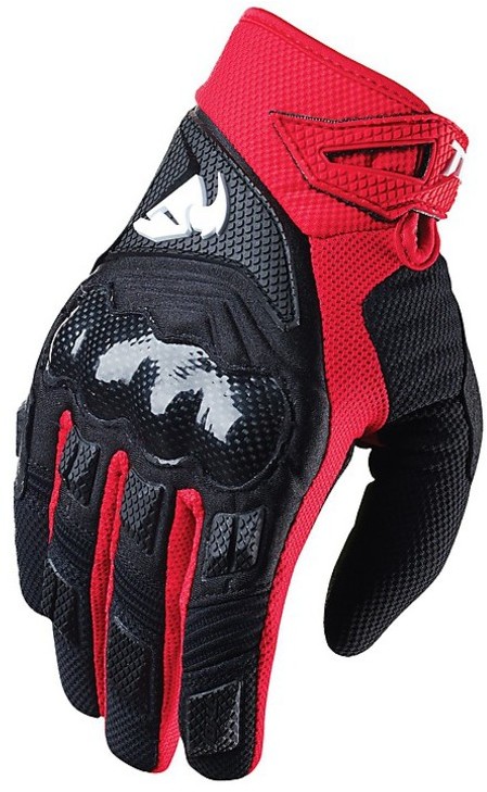 Guanti Moto Cross Enduro Thor Impact Gloves Con Protezione Rossi Vendita  Online 