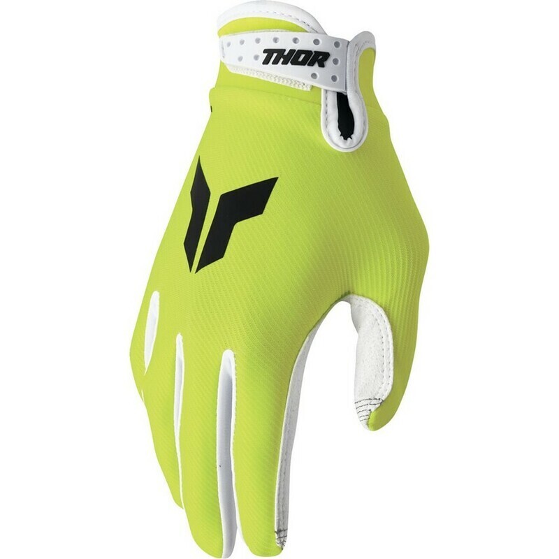 Guanti Moto Cross Enduro Launchmode Giallo Acido taglia L