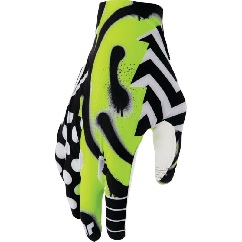 Guanti Moto Cross Enduro Sportmode Anarchy Bianco nero taglia M
