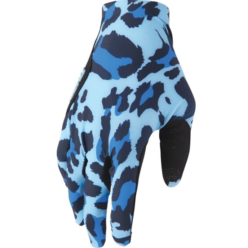 Guanti Moto Cross Enduro Sportmode Cheetah Blu Azzurro taglia XS