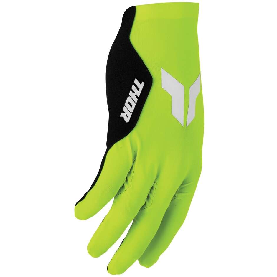 Guanti Moto Cross Enduro Thor SPORTMODE RIOT Verde Fluo