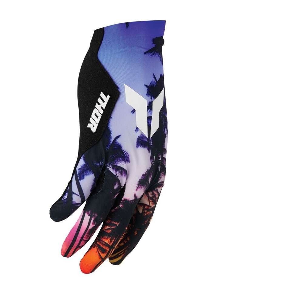 Guanti Moto Cross Enduro Thor SPORTMODE SD Nero