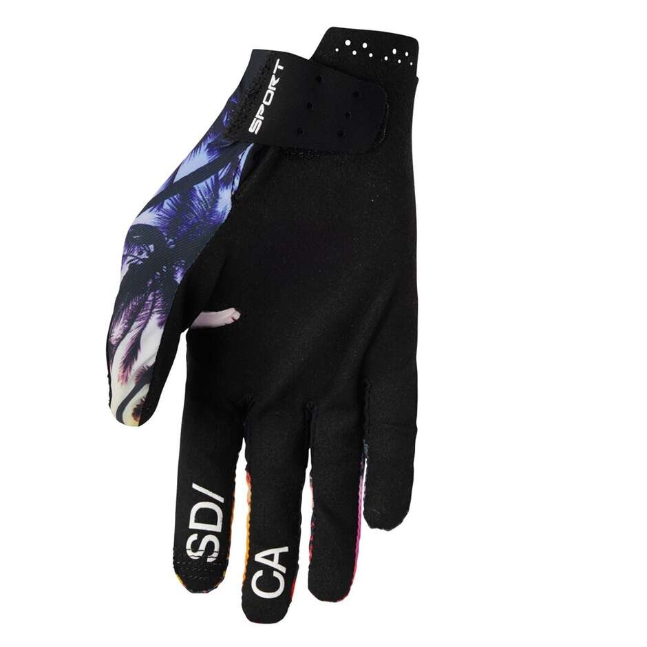 Guanti Moto Cross Enduro Thor SPORTMODE SD Nero