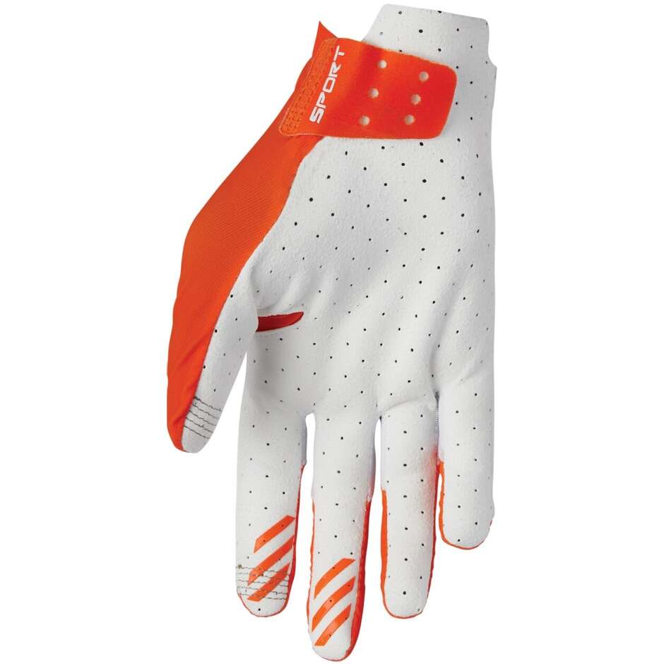 Guanti Moto Cross Enduro Thor SPORTMODE VENTED Arancio