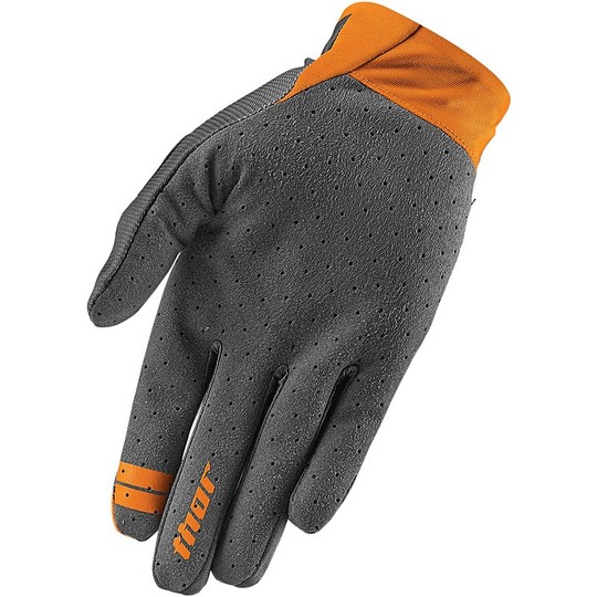 Guanti Moto Cross Enduro Thor Void Gloves Course Orange