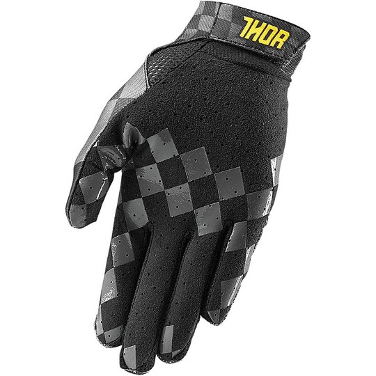 Guanti Moto Cross Enduro Thor Void Plus Gloves Chex 2016 Black