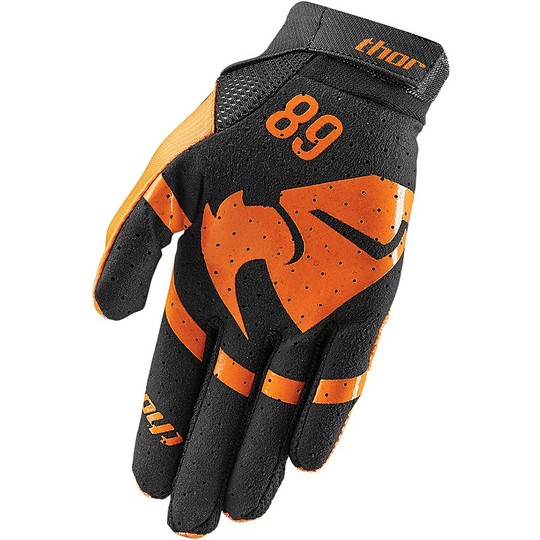 Guanti Moto Cross Enduro Thor Void Plus Gloves Gasket Orange