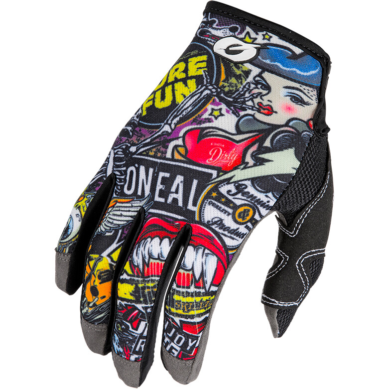 Guanti Moto Cross O'Neal MAYHEM Crank Multi taglia L