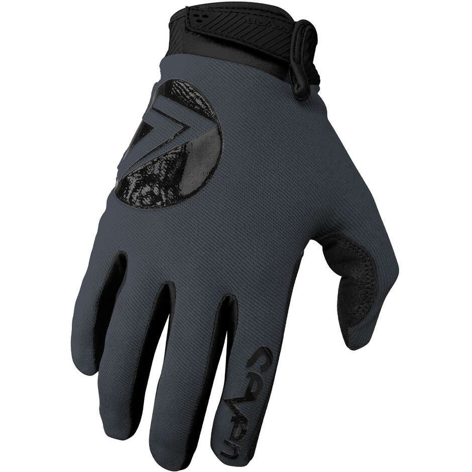 Guanti Moto Cross MX ANNEX 7 DOT Charcoal Nero taglia XL