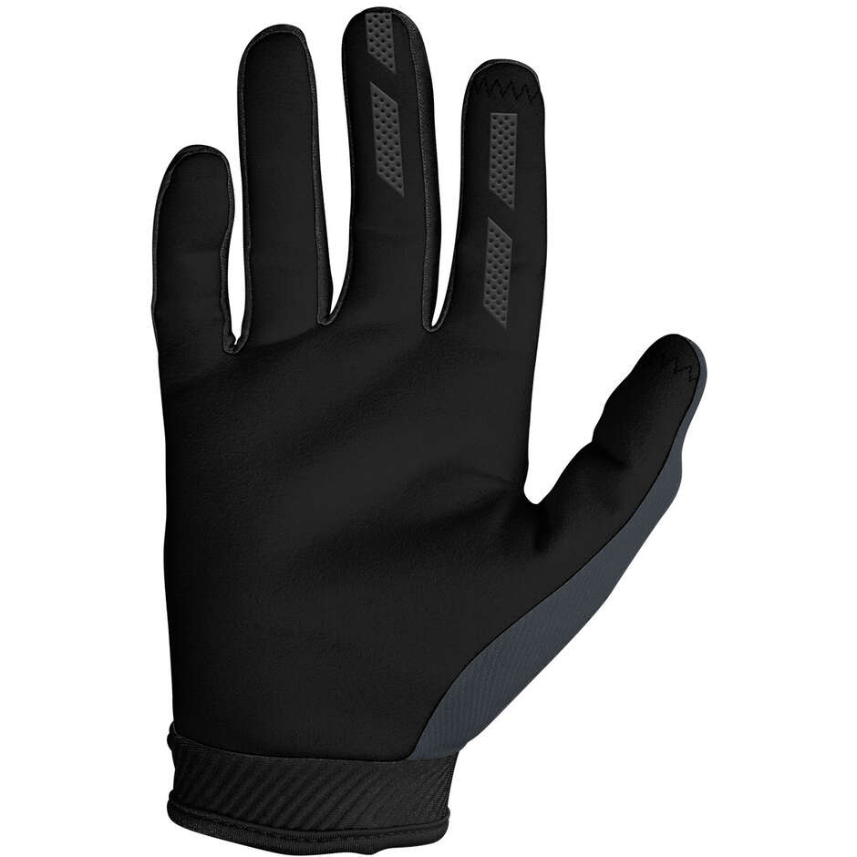 Guanti Moto Cross SEVEN MX ANNEX 7 DOT Charcoal Nero
