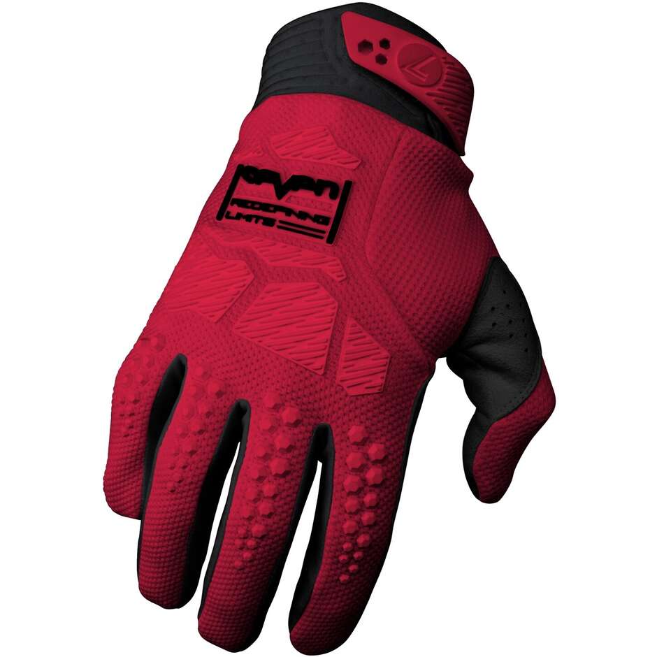 Guanti Moto Cross MX RIVAL ASCENT Rosso taglia XL