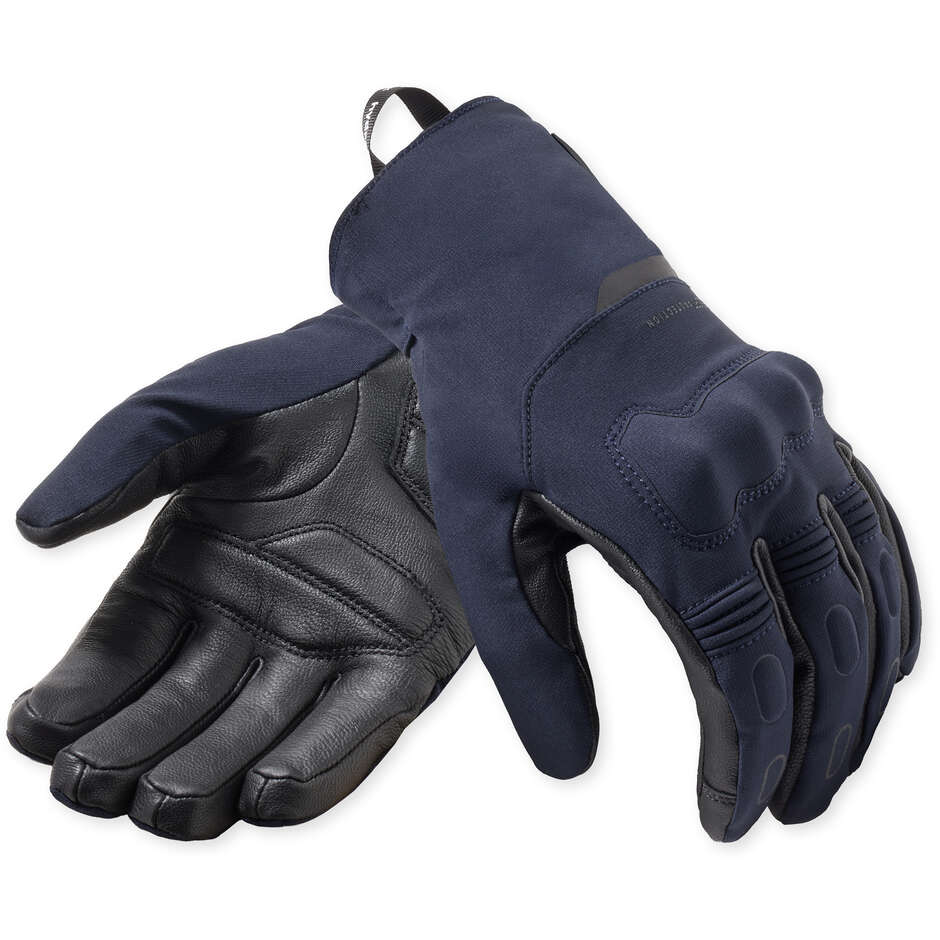 Guanti Moto da Donna REV'IT Cassini 2 H2O Ladies Blu Scuro Nero